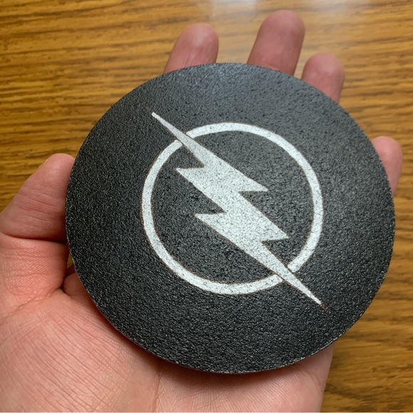 Arrowverse Professor Zoom Painted Cork Coaster - Picture 5 of 6